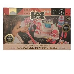 FAO Schwarz Creative Tape Activity Set - Red, Pink, Blue